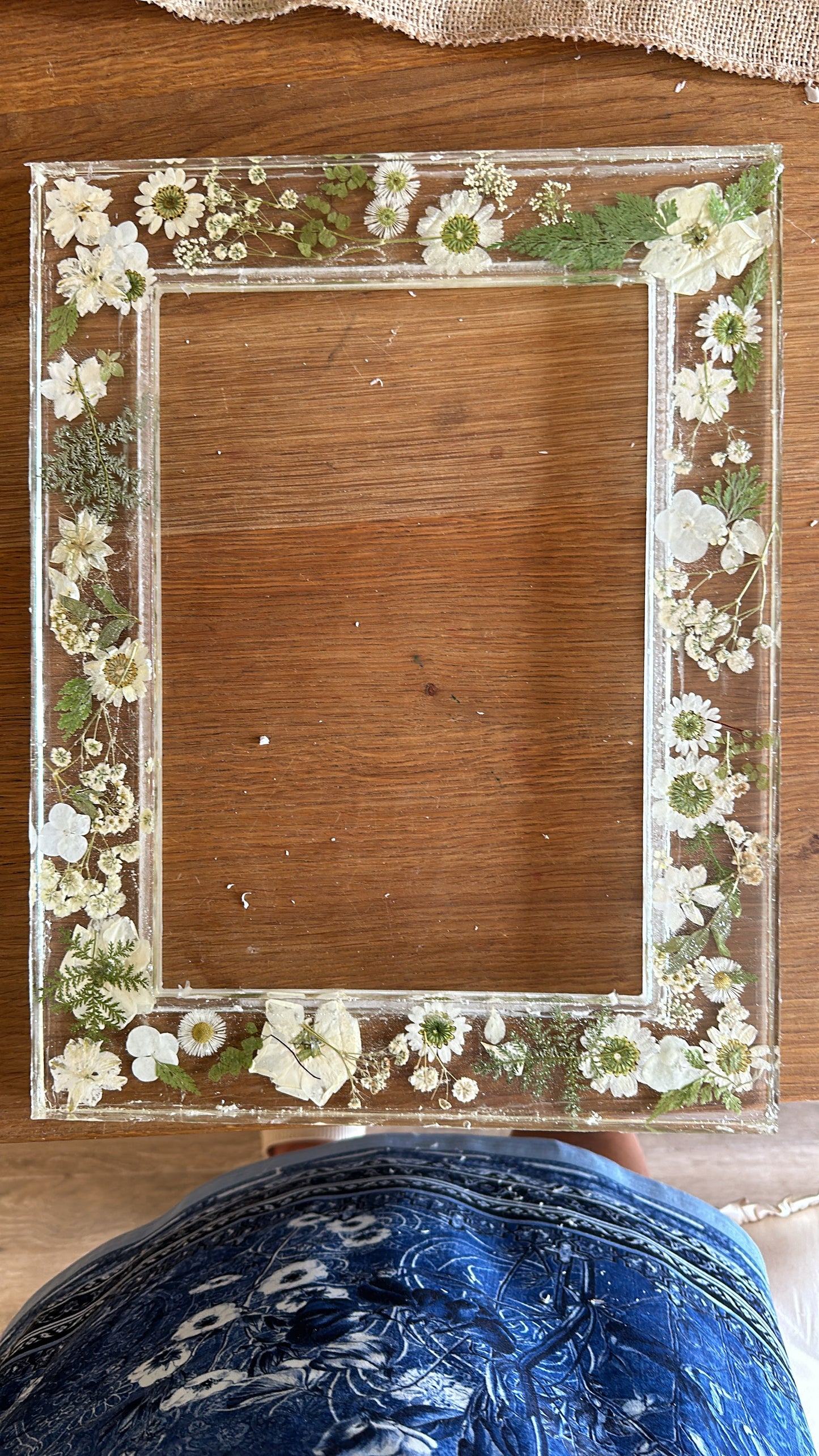 Large floral frame