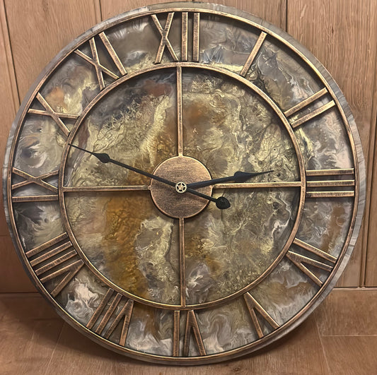 Resin wall clock