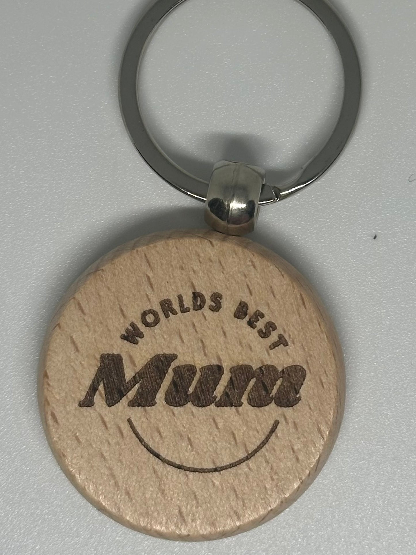 Funny wooden Key Ring best Mum