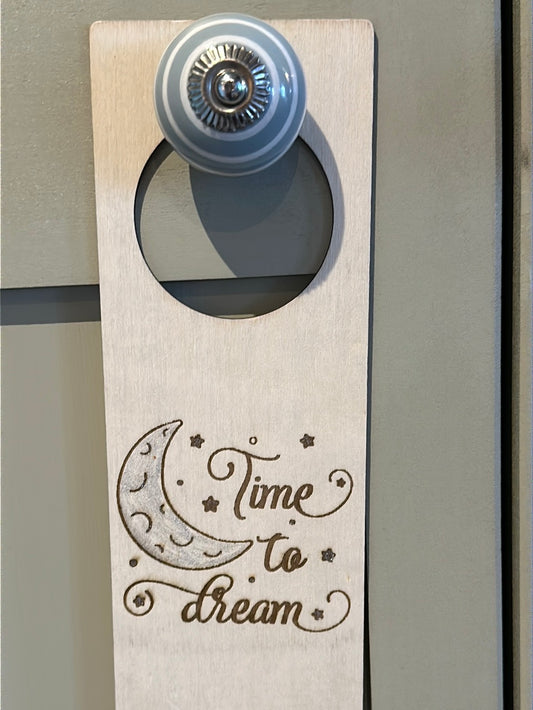 Door Hanger - time to dream