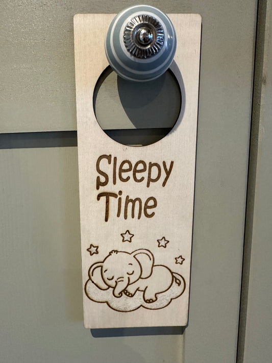 Door Hanger - sleepy time and fairies