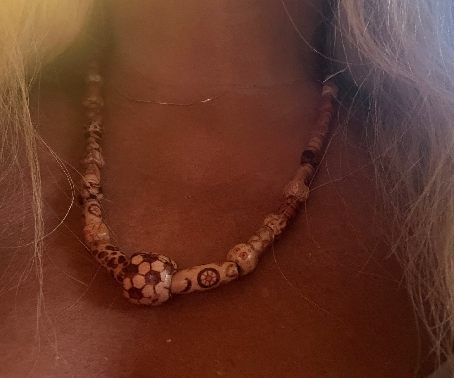 Wooden necklace