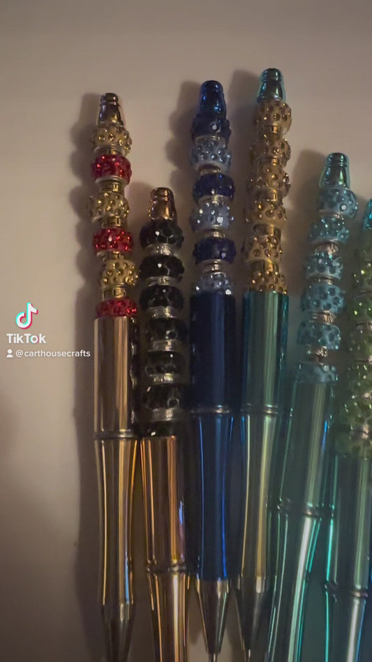 Beaded pens