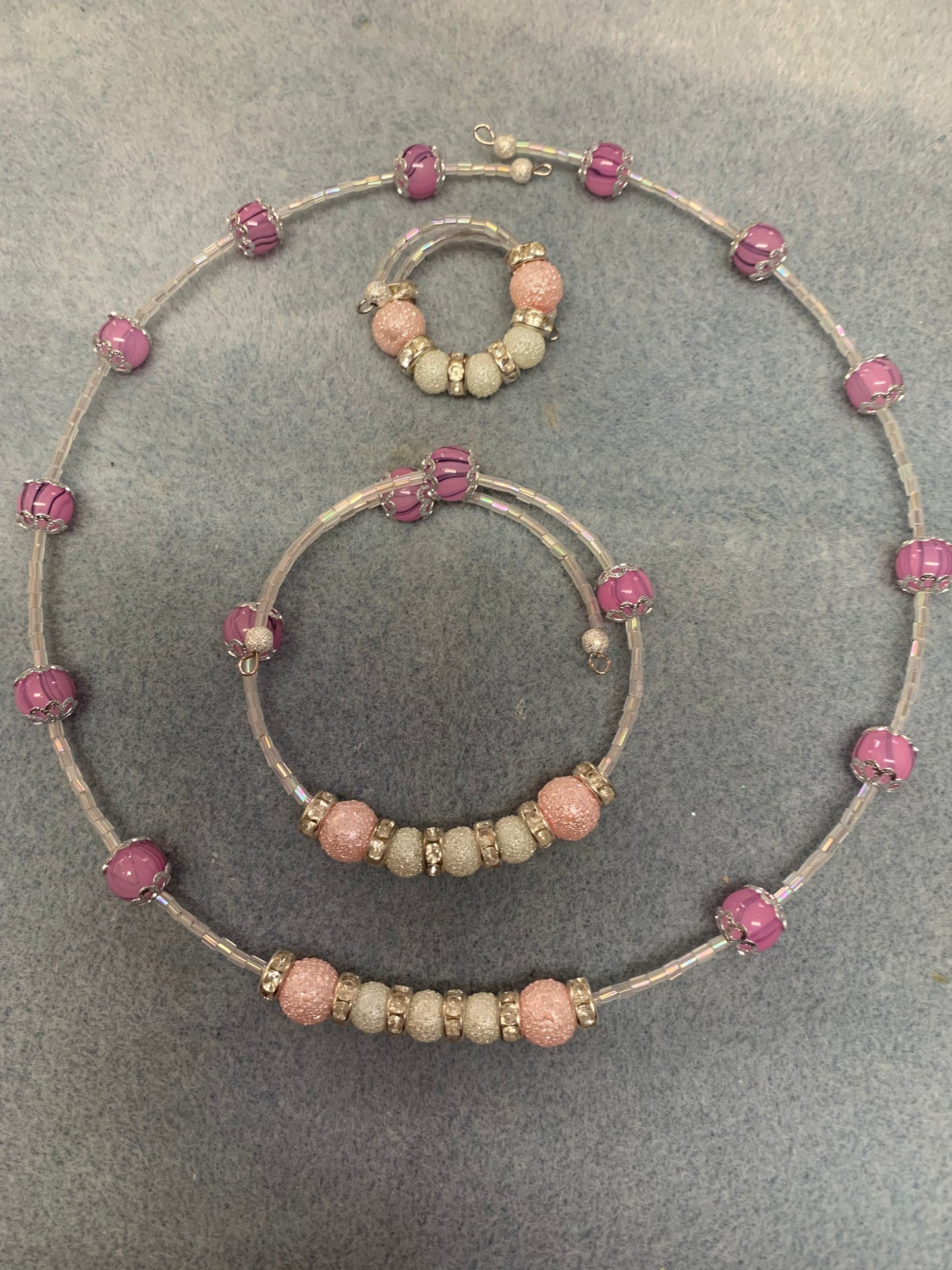 Memory Wire Set Pink