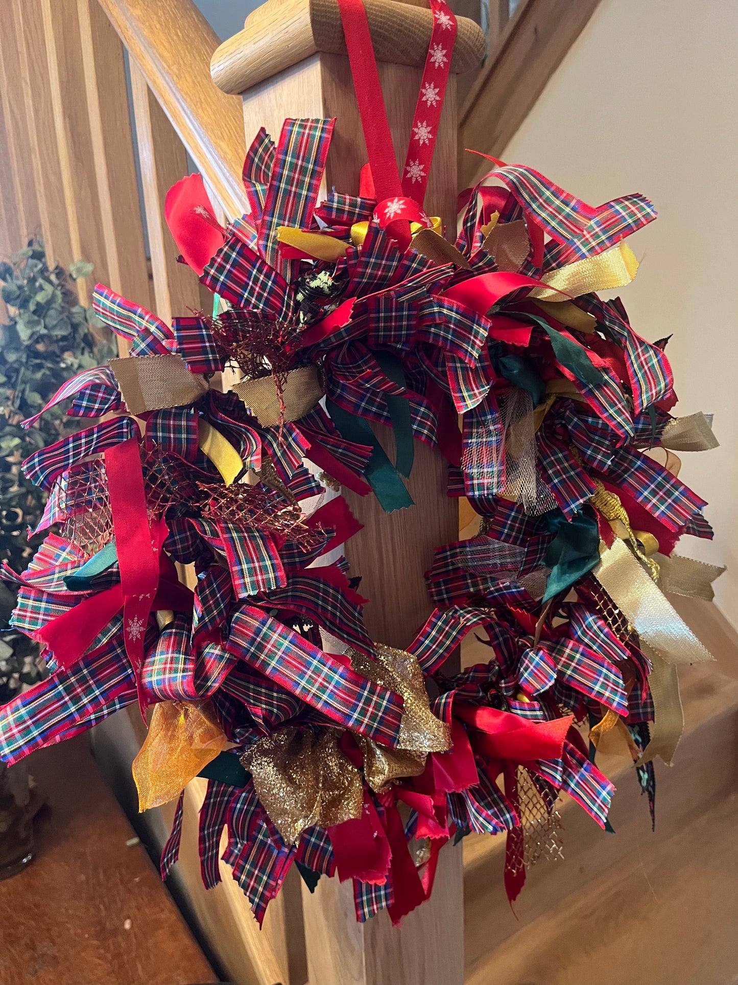 Christmas Ribbon wreaths