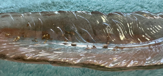 Resin leaf trinket tray